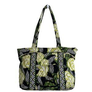 Vera Bradley La Neon Rose Mandy Double Shoulder Strap Bag Tote With Wear